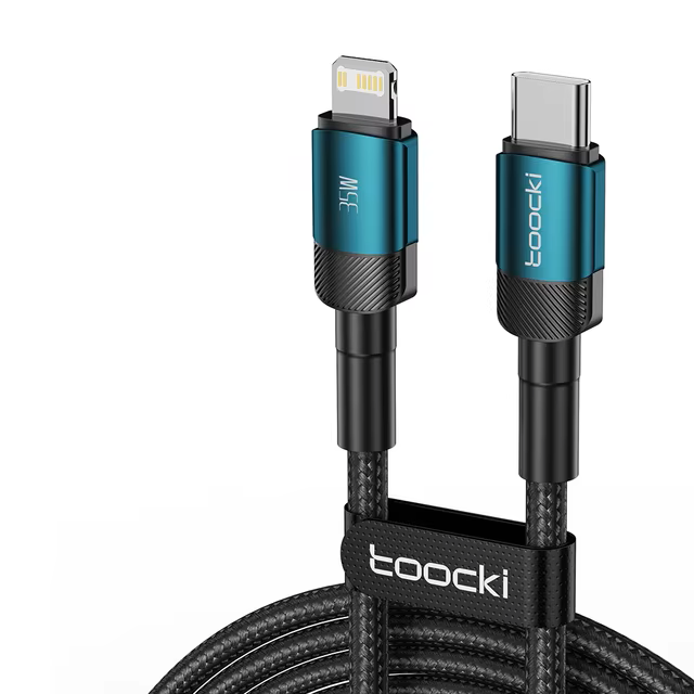 Кабель Toocki 35W Type C-Lighting 1 м Зелений (TQ-X12CL1GRN35)