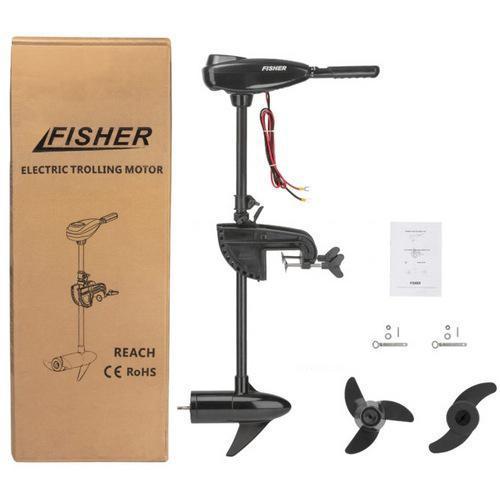 Электромотор для лодки Fisher 32 lbs 12V 80 A/h Li-Feo4 АКБ без З/У - фото 7