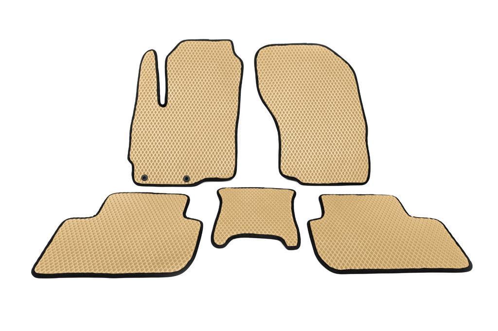 Коврики EVA для Mitsubishi Outlander 2012-2021 гг Бежевый (122354)