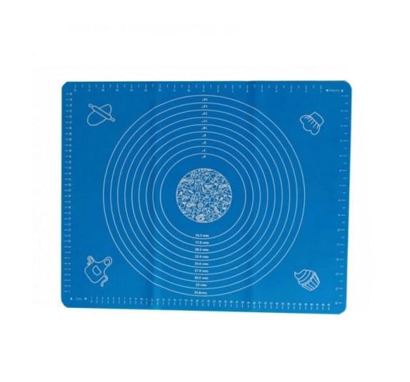 Коврик силиконовый для выпечки Stenson HH-667 64x45 см Синий (23689176)
