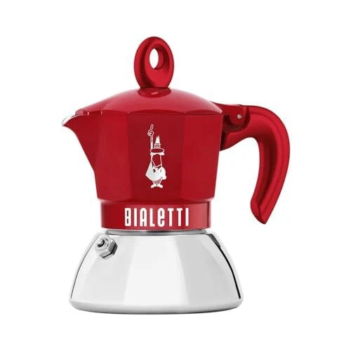 Гейзерная кофеварка Bialetti MOKA EXCLUSIVE INDUCTION 2 CUPS Red (0009069) Гейзерная кофеварка Bialetti MOKA EXCLUSIVE INDUCTION 2 CUPS Red (0009069)