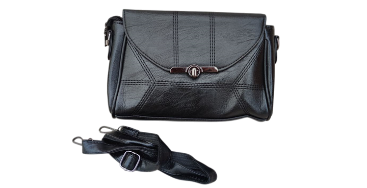 Сумка-кроссбоди женская на ремешке Черный (2594945661)