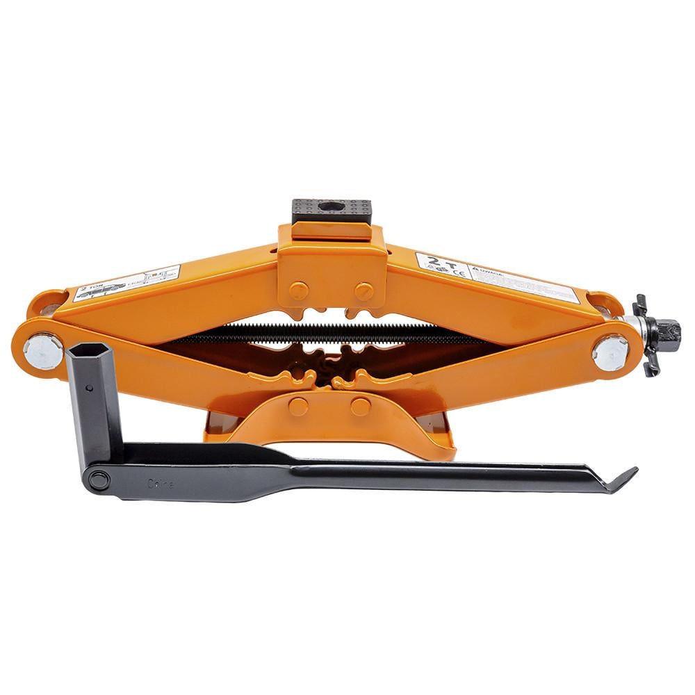 Домкрат винтовой ромбовидный с ручкой-FORD Elegant Plus 2 т усиленный 120-413 мм (EL 100 840)