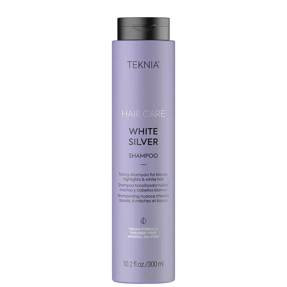 Шампунь тонировочный Lakme Teknia White Silver Shampoo для нейтрализации желтого оттенка волос 300 мл