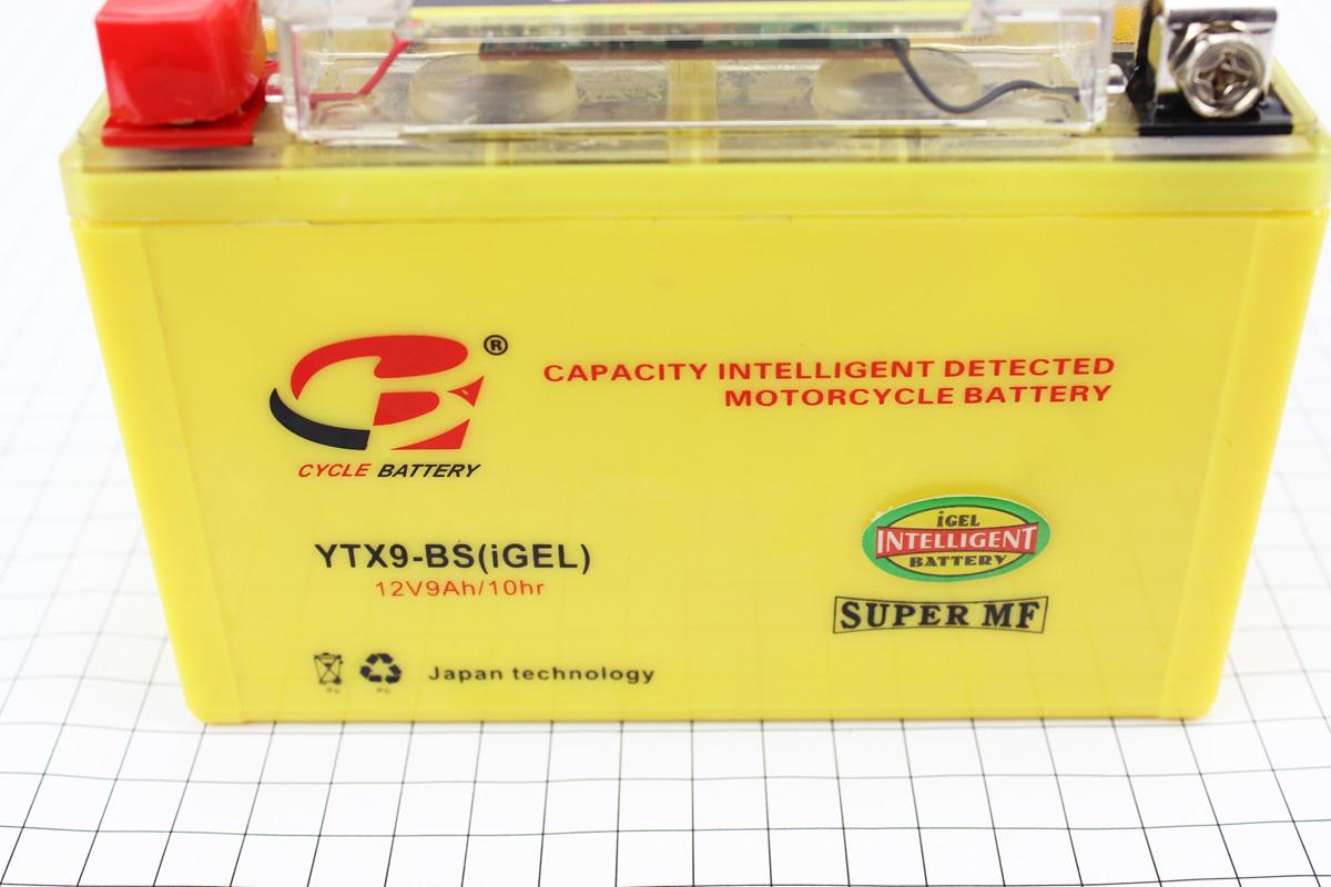 Аккумулятор с индикатором 12V 9Ah GEL YTX9-BS L150хW87хH107mm (301482) - фото 3