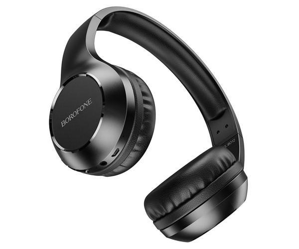 Наушники гарнитура Borofone BO12 Bluetooth Black - фото 3