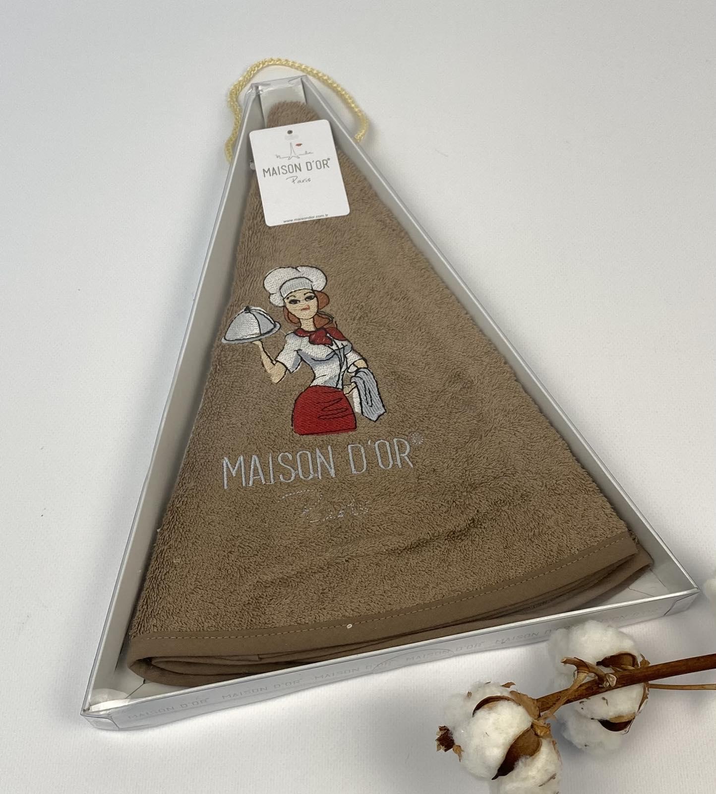 Полотенце Maison D'or Round Towel Q 70 см Brown (CN18924)