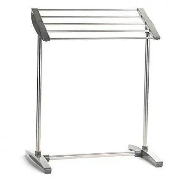 Сушилка для белья напольная Mobile towel rack из алюминия с пластиковыми вставками 24x70x36x62 см (opt-13396)