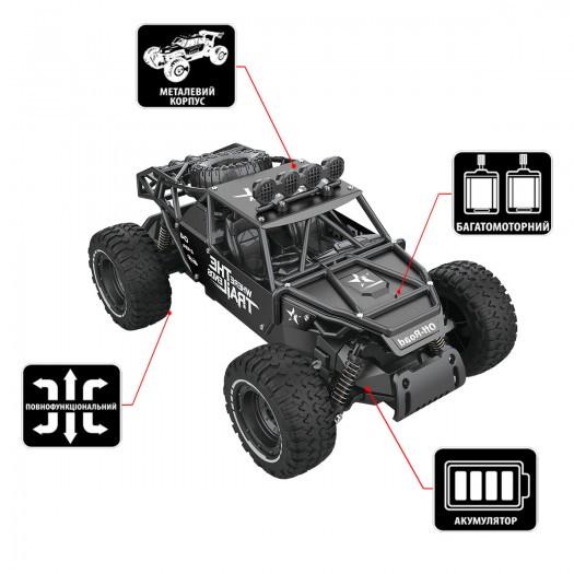 Автомобіль Off-road Crawler Race матовий 1:14 з р/к Чорний (SL-309RHMBl-ks) - фото 2