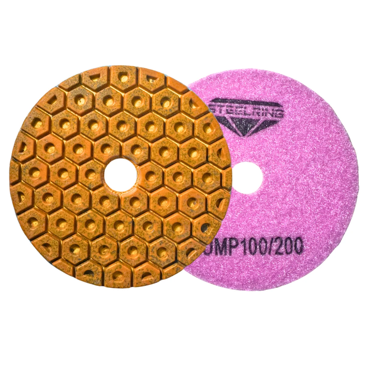 Алмазний шліфувальний диск черепашка STEELRING 100 мм №200 (DUMP100/200) Алмазний шліфувальний диск черепашка STEELRING 100 мм №200 (DUMP100/200)