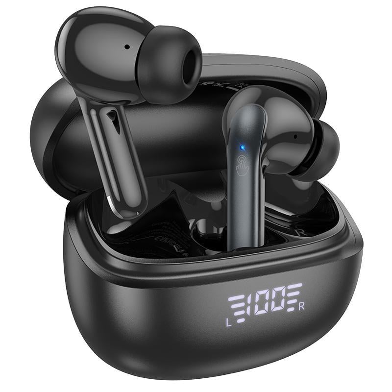 Наушники беспроводные HOCO EQ5 Energy true wireless ANC+ENC noise reduction BT headset Black (6942007602419)