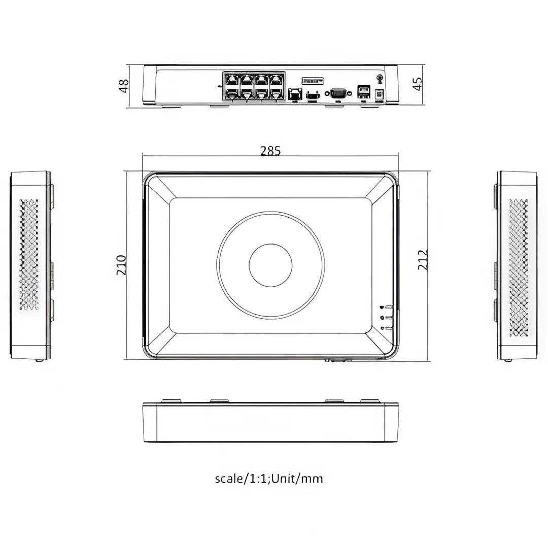 Видеорегистратор Hikvision DS-7108NI-Q1/8P/D Белый (99-00017762) - фото 2 Видеорегистратор Hikvision DS-7108NI-Q1/8P/D Белый (99-00017762) - фото 2