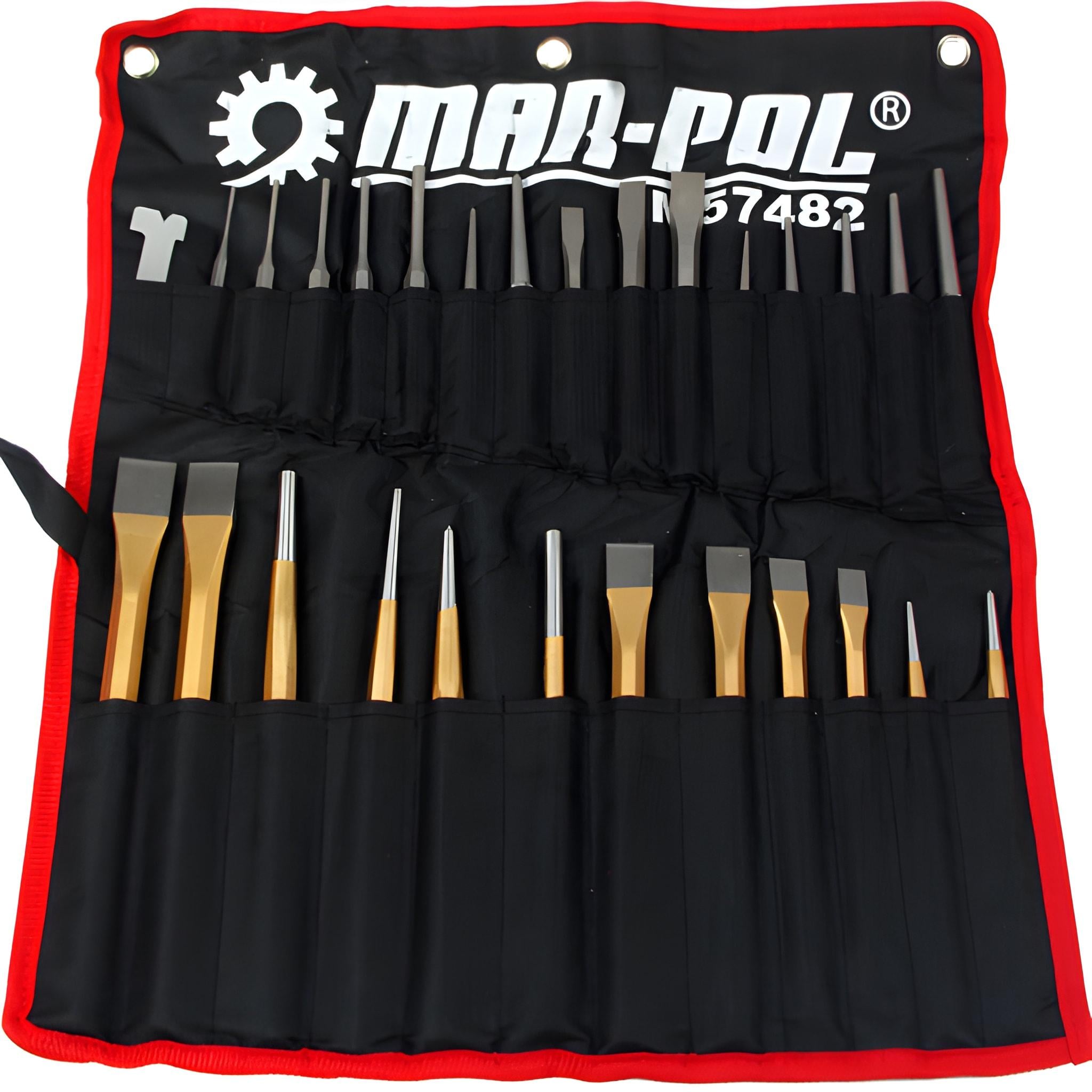 Набор стамесок для дерева Mar-Pol M57482 28 шт.