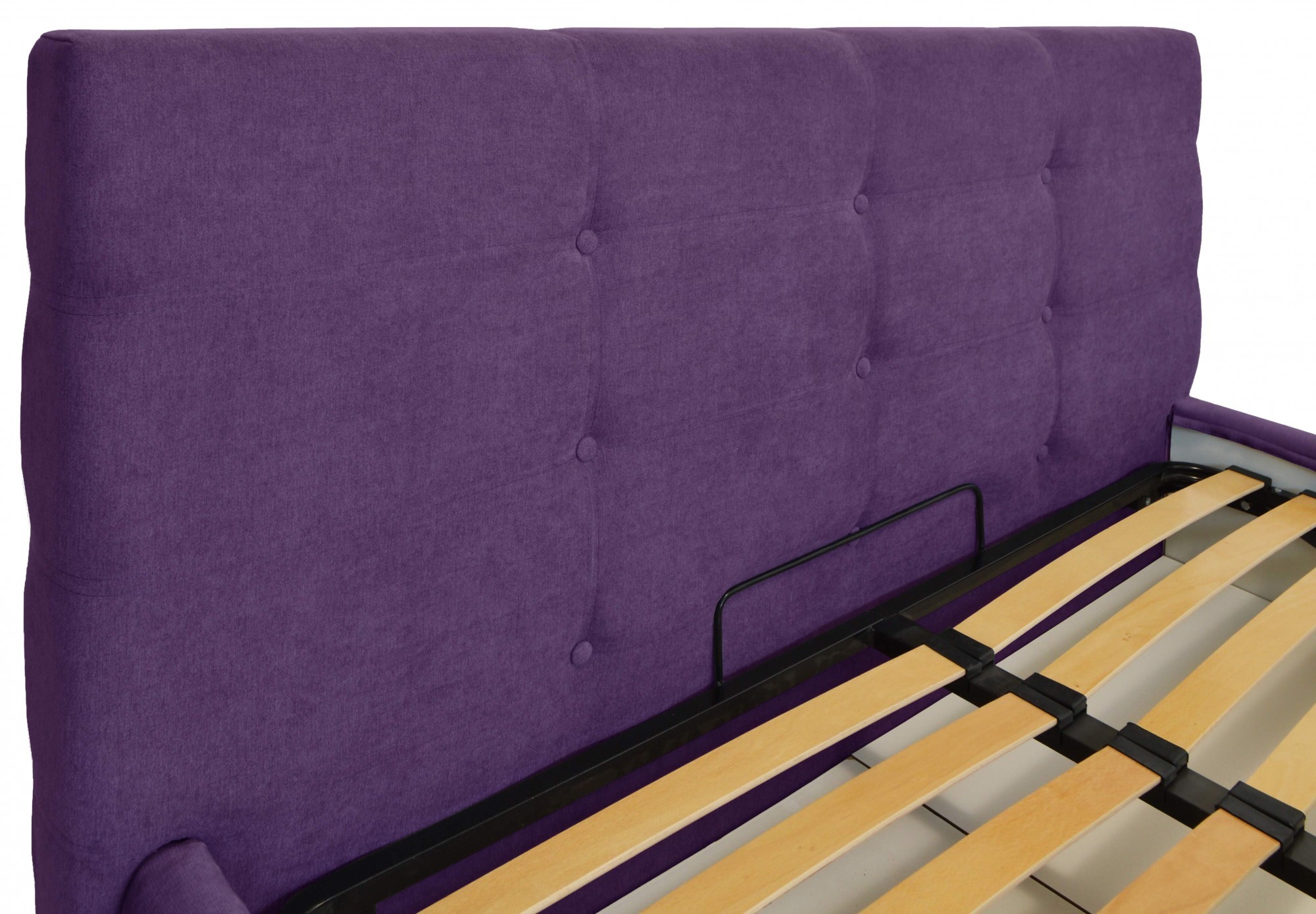 Ліжко двоспальне Manchester VIP Місті Dark Violet 160х200 см Фіолетовий - фото 3