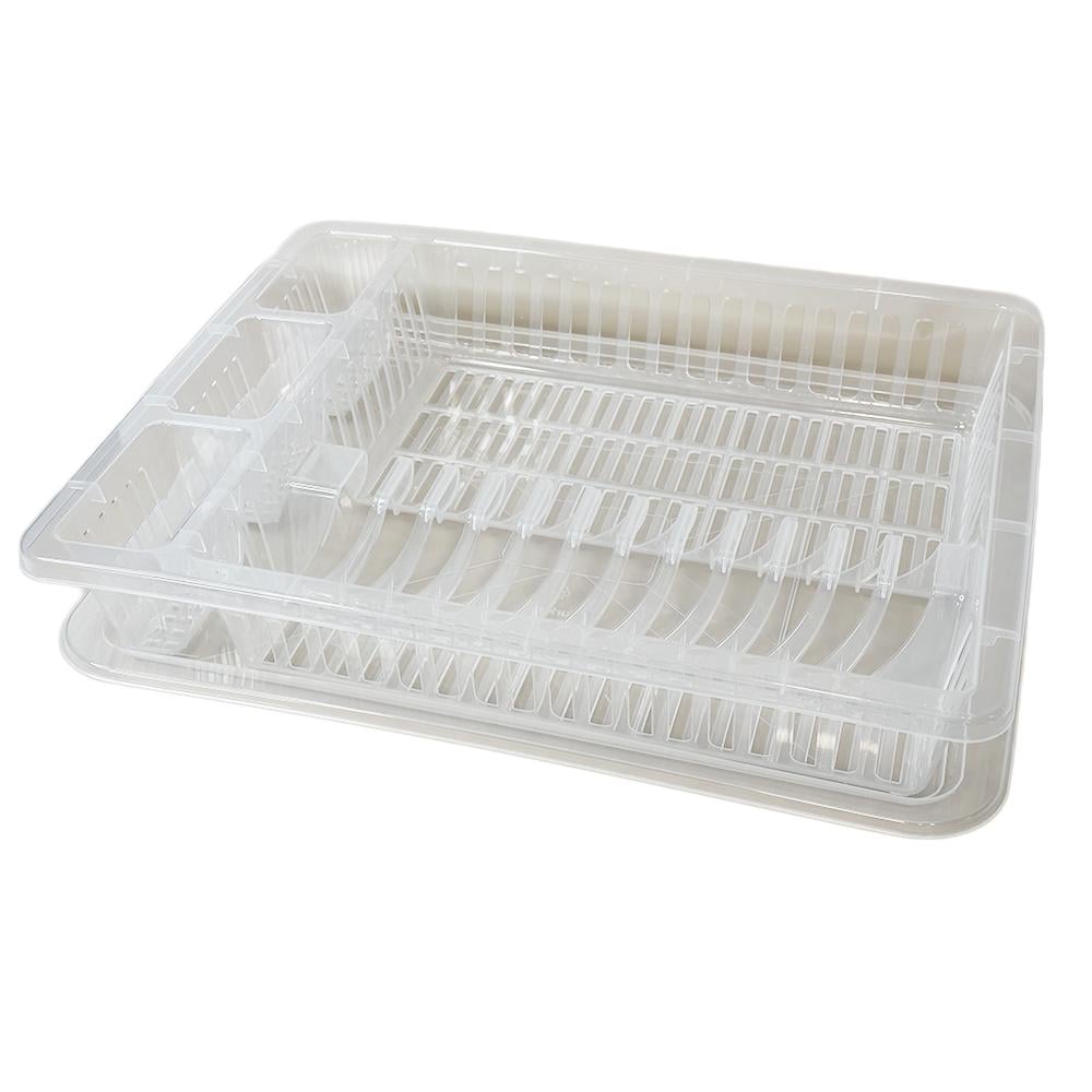 Сушарка SNMZ для посуду з піддоном пластик Прозорий Сушарка SNMZ для посуду з піддоном пластик Прозорий