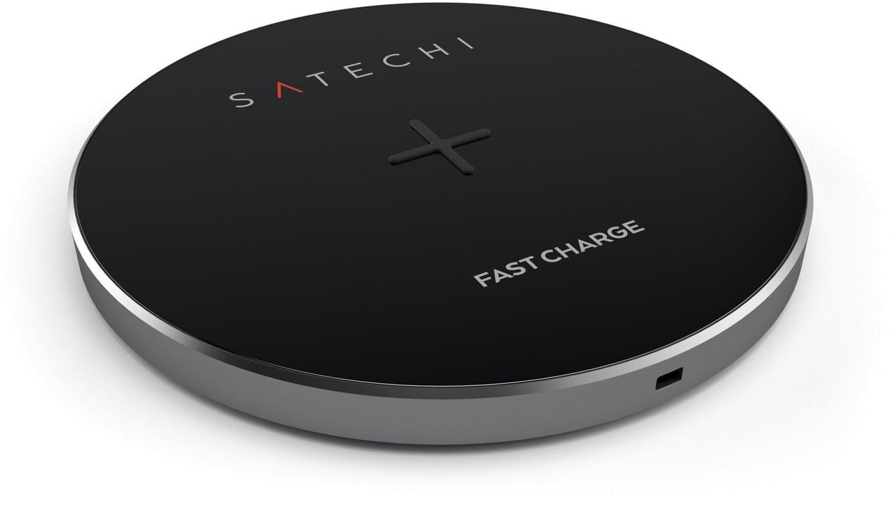 Беспроводное зарядное устройство Satechi Wireless Charging Pad , Space Gray(ST-WCPM)