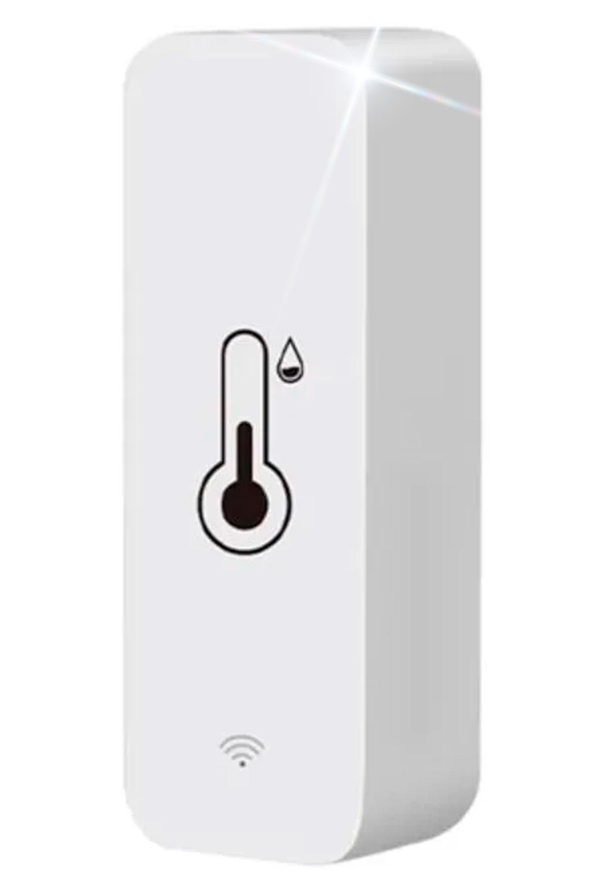 Датчик температури кімнатний BRS з датчиком вологості розумний Wi-F/Bluetooth White (474722799)