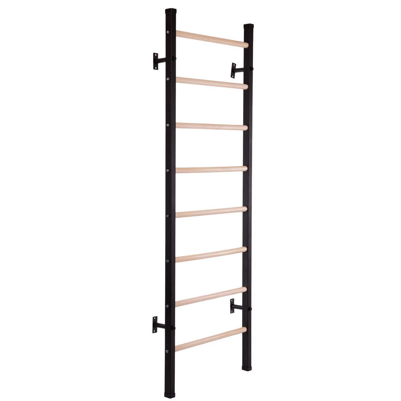 Шведская стенка-стойка SP-Planeta Fitness Wood L-6789 сталь/дерево Черно-коричневый (2532859734)