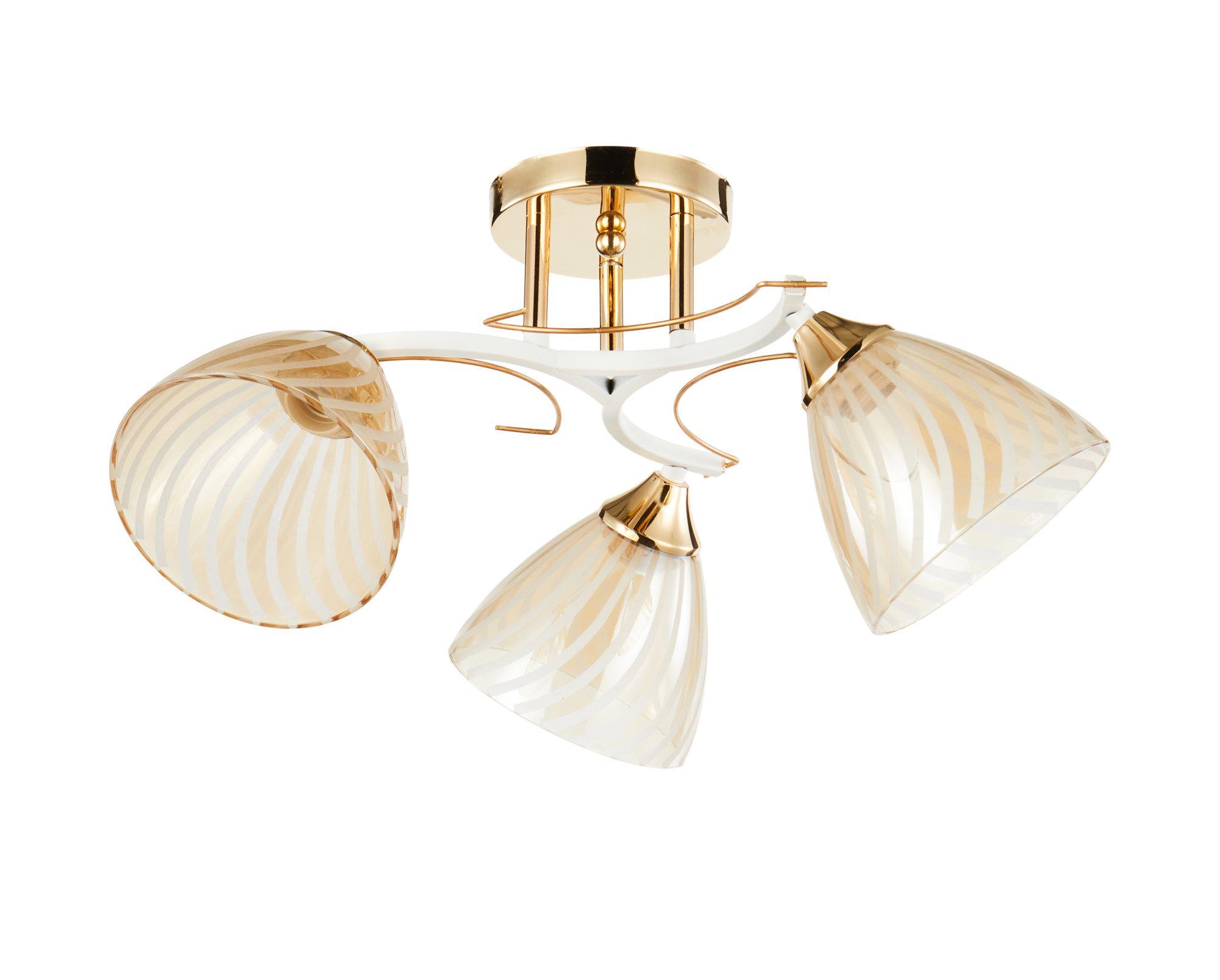 Люстра декоративная INTEREES V 6120-3 FG+WH (000046206)