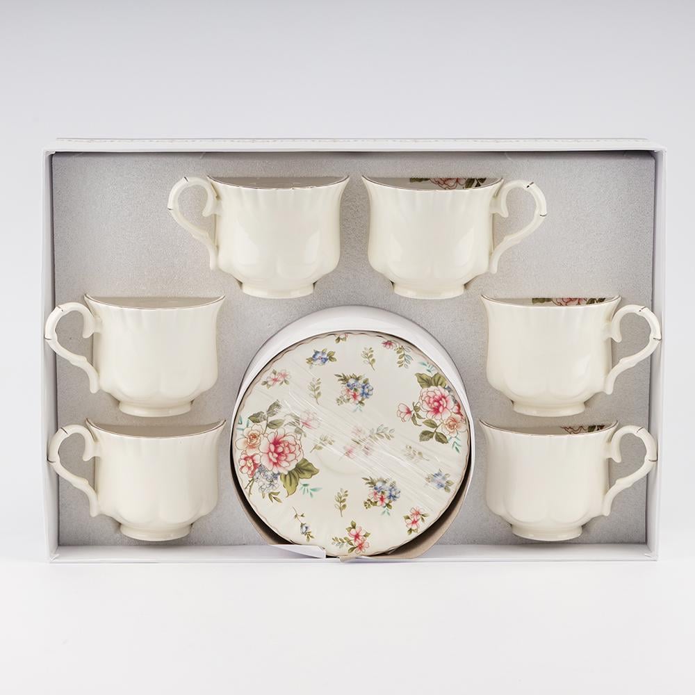 Набор Вечер в саду на 6 персон 260 мл Белый (9292-008)