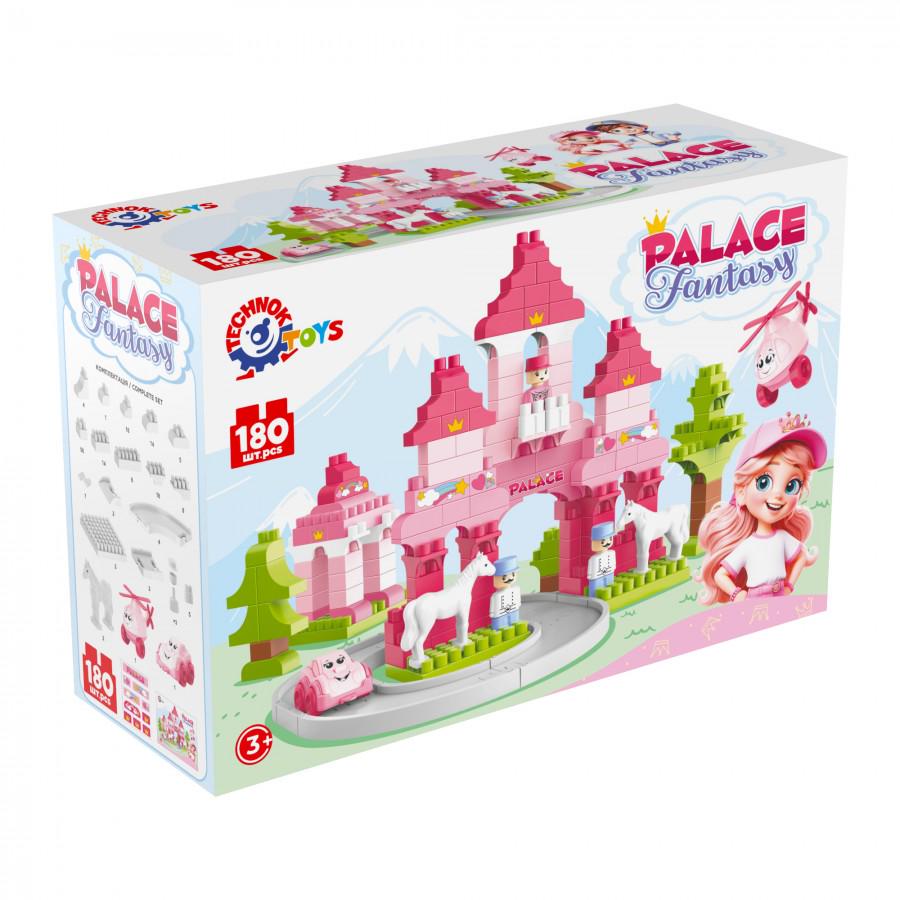 Конструктор дитячий для дівчат ТехноК 0044 Казковий замок 180 елементів (MTT-196236)