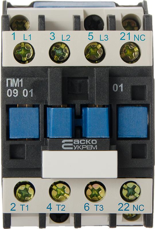 Контактор-пускатель АСКО-Укрем ПМ 1-09-01 C7 LC1-D0901 9А 36 B 1NC (A0040010097) - фото 4