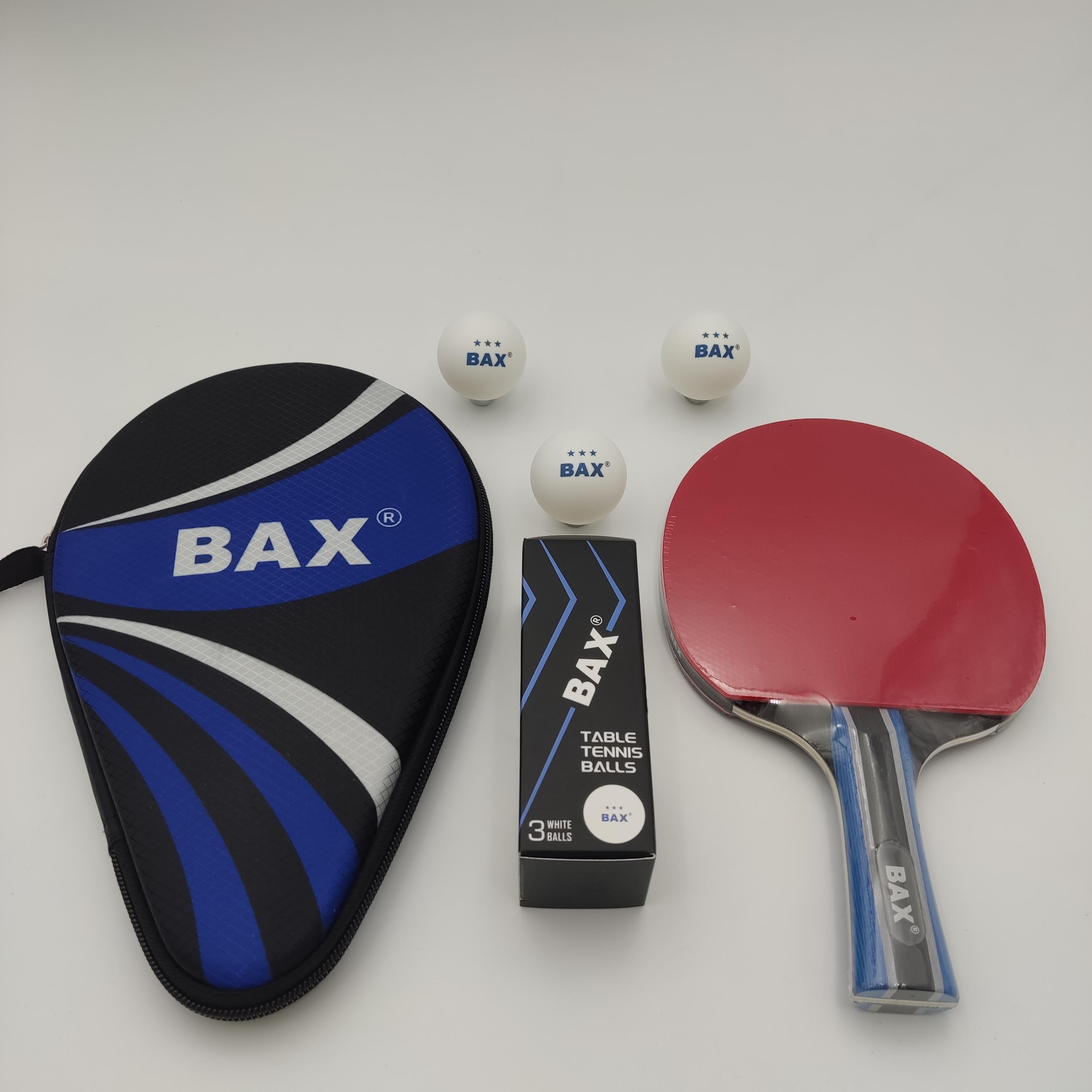 Ракетка для настільного тенісу Bax у чохлі та м'ячиками 3 шт. (151311+151310)