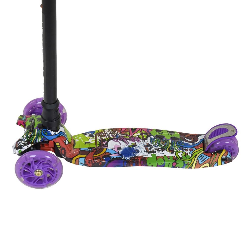 Самокат детский MAXI Best Scooter А 24646/779-1390 с подсветкой Purple - фото 3