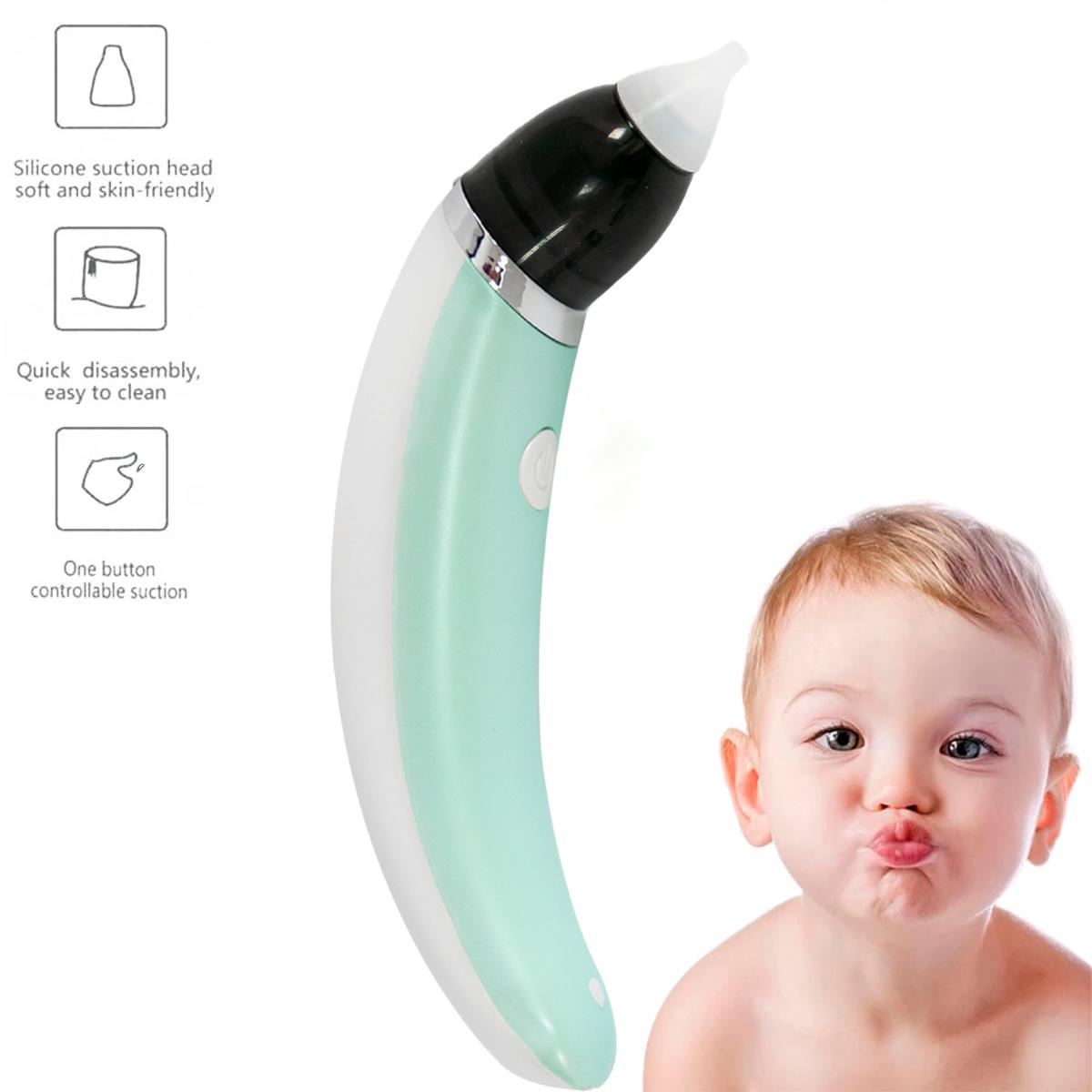 Аспіратор електронний назальний Sniffing Equipment For Children BR-8820 Біло-бірюзовий (1009953-Other-1) - фото 2