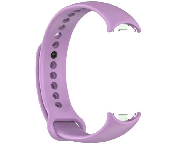 Ремешок Silicone для Xiaomi Mi Band 8 Лиловый