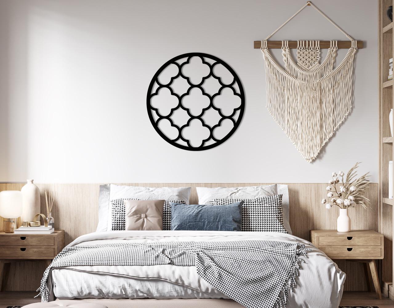 Декоративное панно на стену Upwood Decor Circle-056 30 30х30 см Black (1579817942)