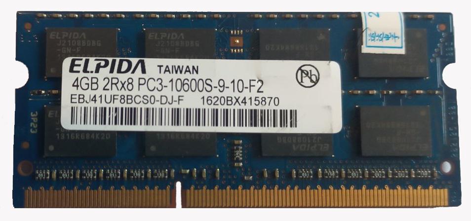 Оперативная память DDR3 SO-DIMM Elpida 1600 4 Гб C11 1.35 v (30600173)