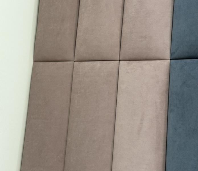 Стінова панель самоклеюча м'яка Soft Pan велюр 15x60х3,7 см матовий Пудровий (156002) - фото 10 Стінова панель самоклеюча м'яка Soft Pan велюр 15x60х3,7 см матовий Пудровий (156002) - фото 10