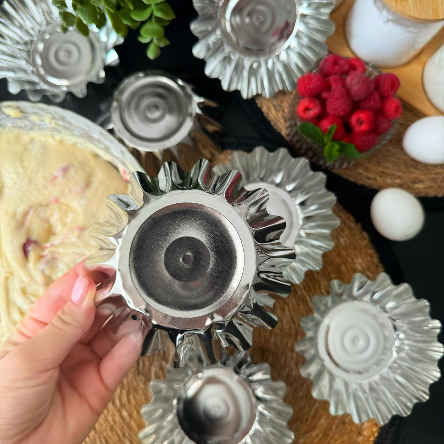 Формочки для выпечки кексов и тарталеток Ø 11,5x6x4 см 10 шт. (84024) - фото 22 Формочки для выпечки кексов и тарталеток Ø 11,5x6x4 см 10 шт. (84024) - фото 22