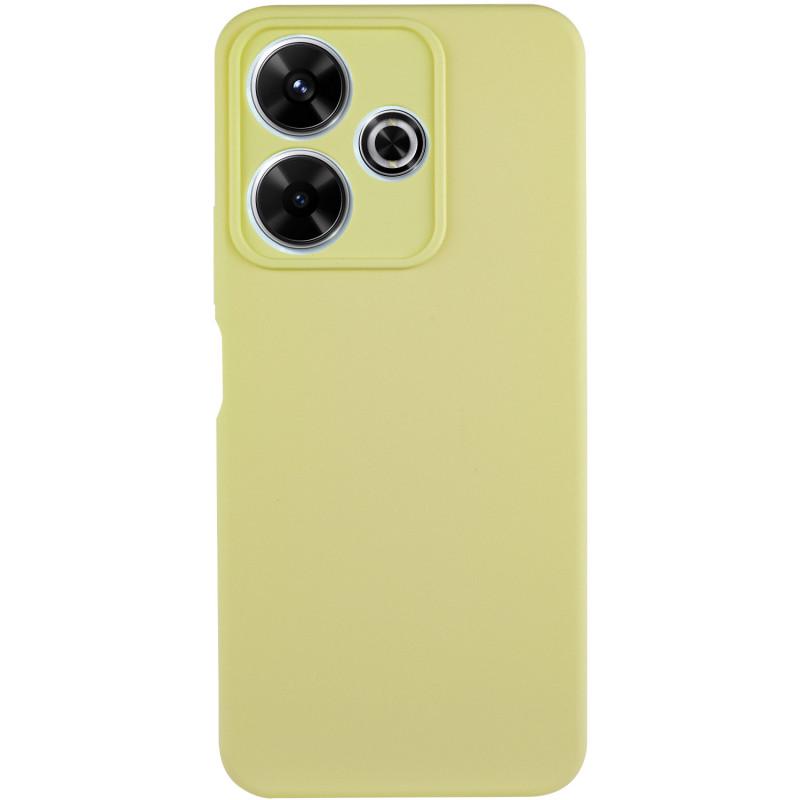 Протиударний чохол Silicone Cover Lakshmi Full Camera (AA) для Xiaomi Redmi 13 4G / Poco M6 4G жовтий