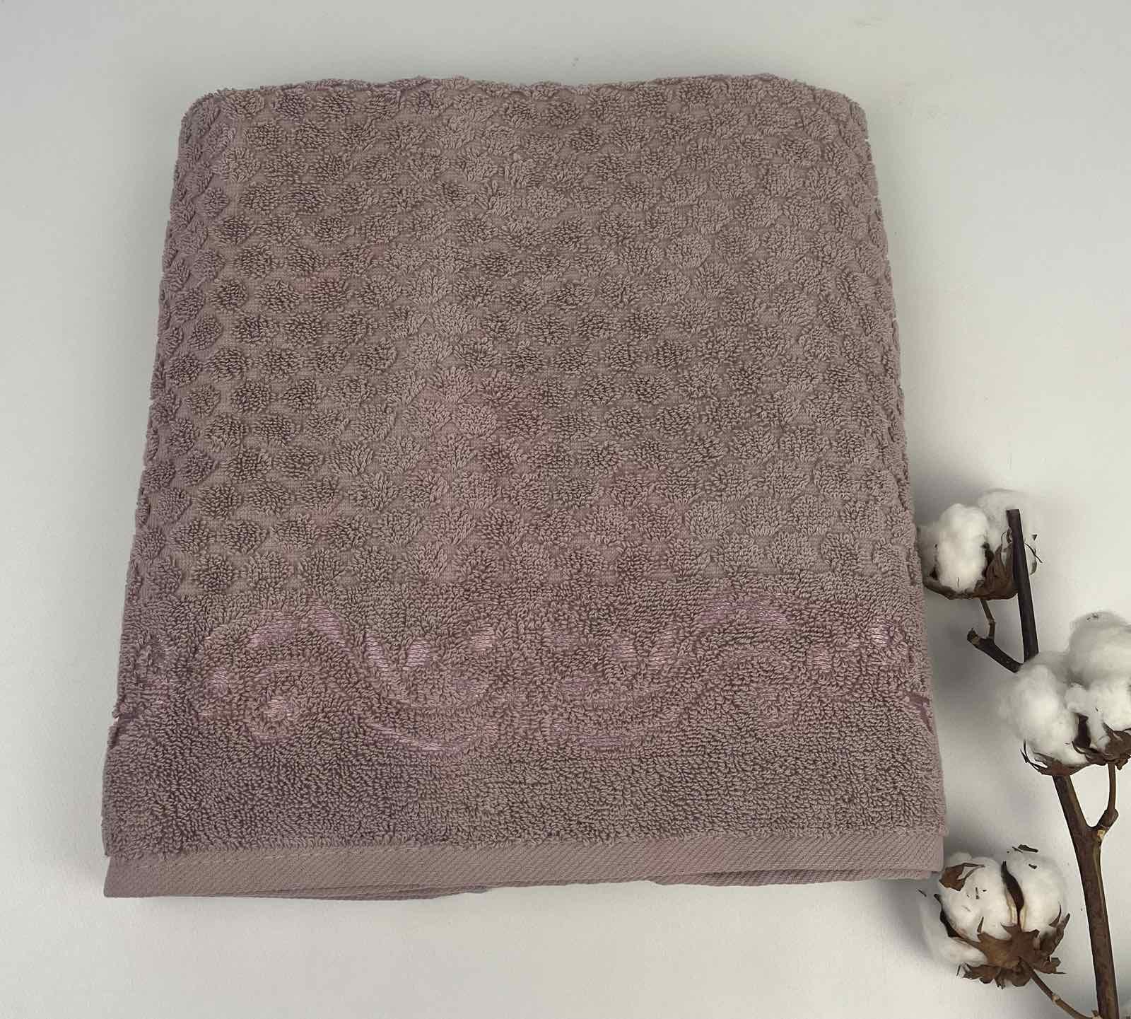 Полотенце Kurde 70x140 см Сиреневый (CN28638)