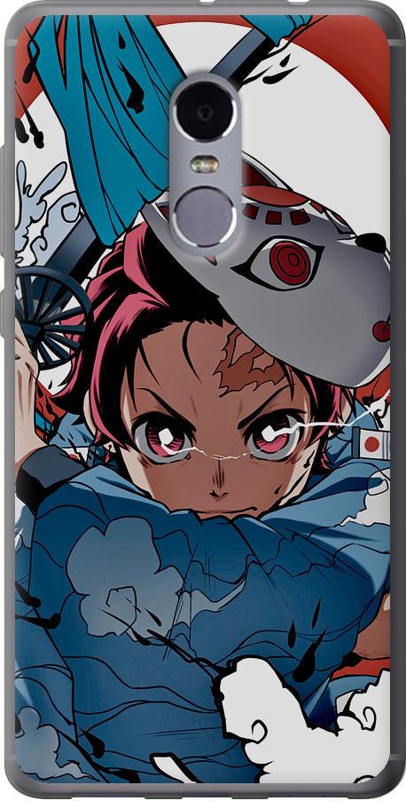 Чехол на Xiaomi Redmi Note 4 Танджиро Камадо (5574u-352-42517)
