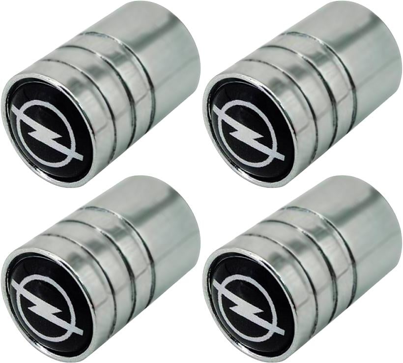 Колпачки на ниппель СlassyCap Opel 4 шт. Хром (11396)