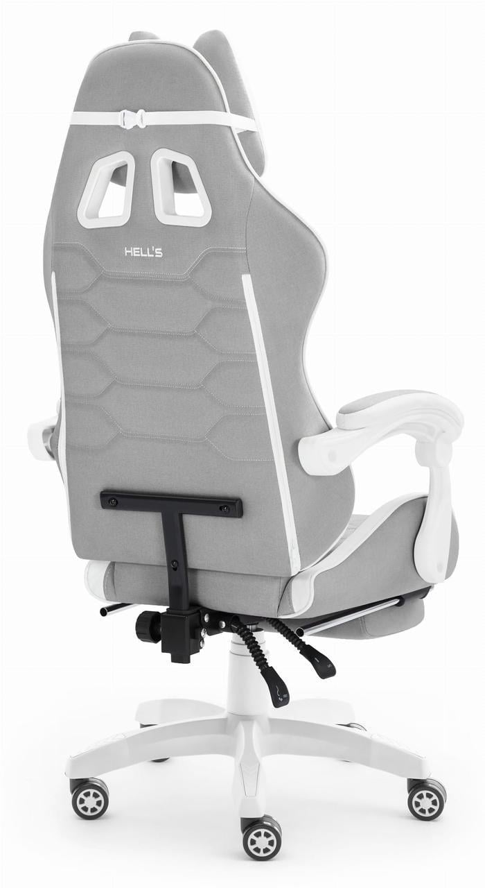 Компьютерное кресло Hell's HC-1039 ткань Grey-White (5907196010651) - фото 5 Компьютерное кресло Hell's HC-1039 ткань Grey-White (5907196010651) - фото 5