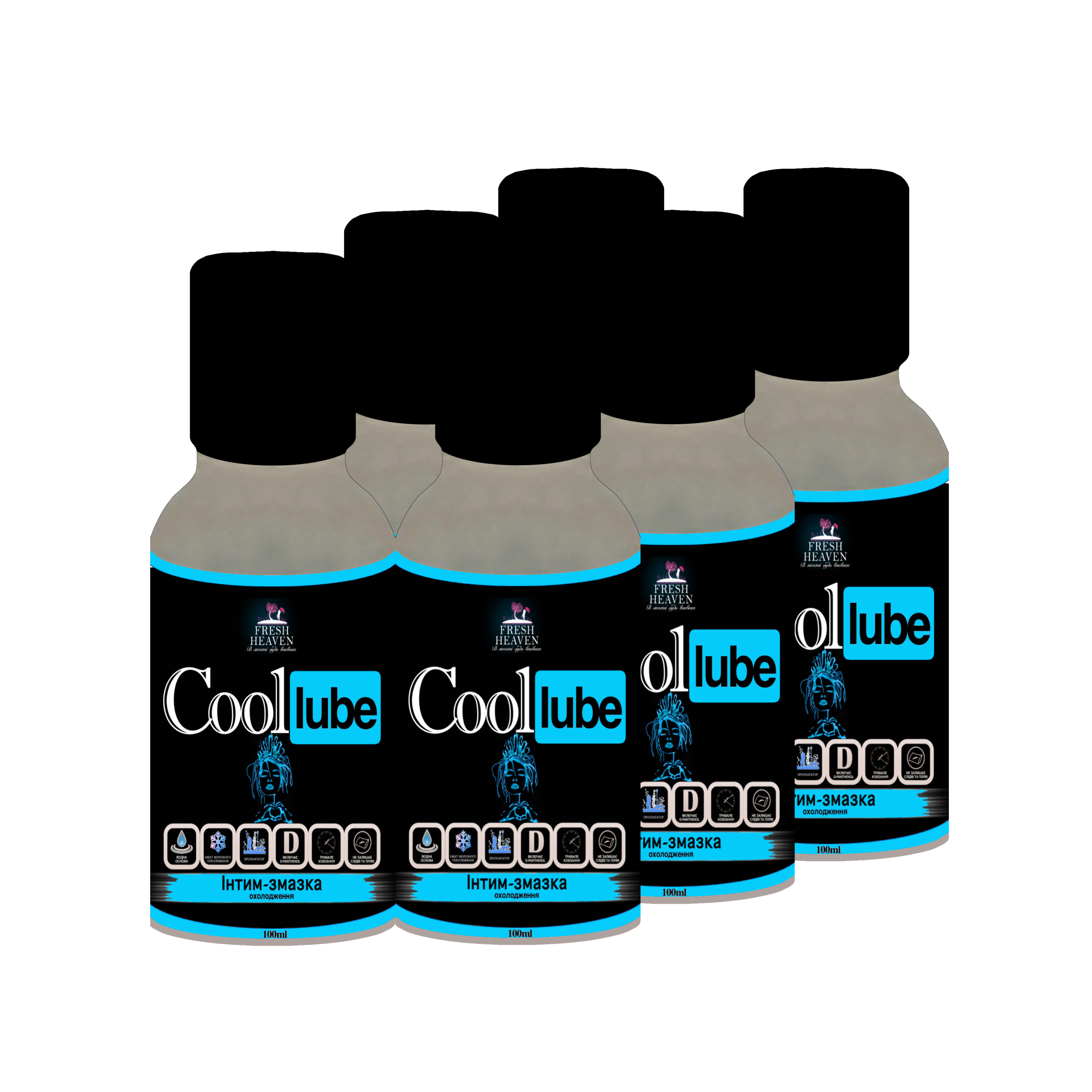 Інтим-змазка охолоджуюча Fresh Heaven Cool Lube Travel 100 мл 6 шт. (31800025)