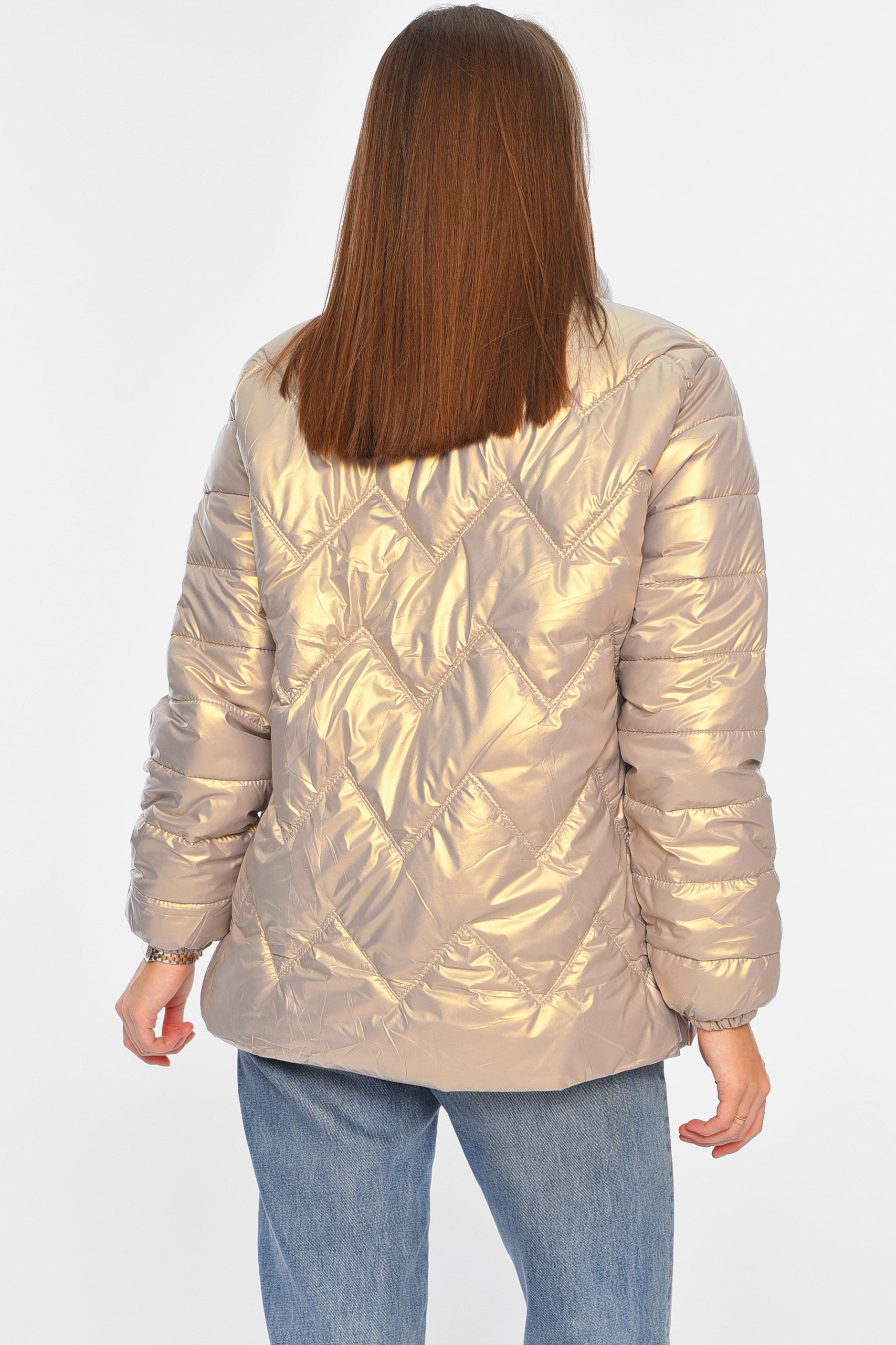 Куртка жіноча демісезонна 5XL Бежевий (195996) - фото 3 Куртка жіноча демісезонна 5XL Бежевий (195996) - фото 3