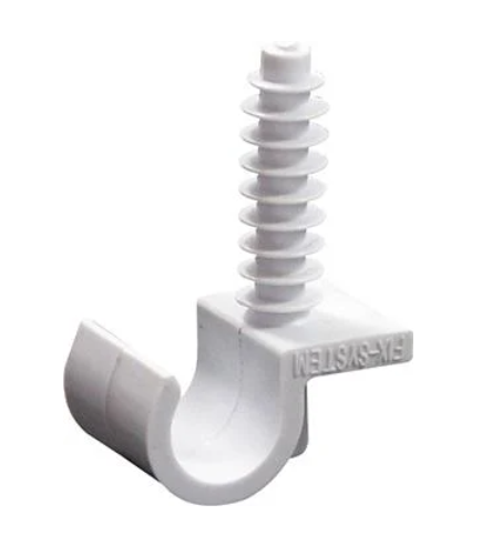 Дюбель із гаком E.NEXT e.pipe.uni.clip.stand.18 Ø18 мм одинарний для труби 1 шт. (S13035006)