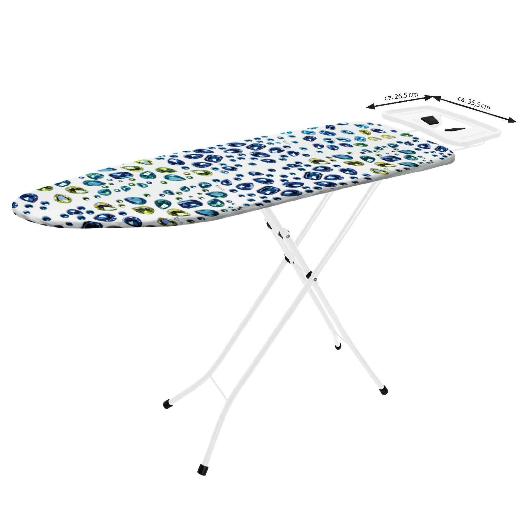 Доска для глажки Casa Si Lady Crystals 122x38 см White/Blue (CS93574R267)