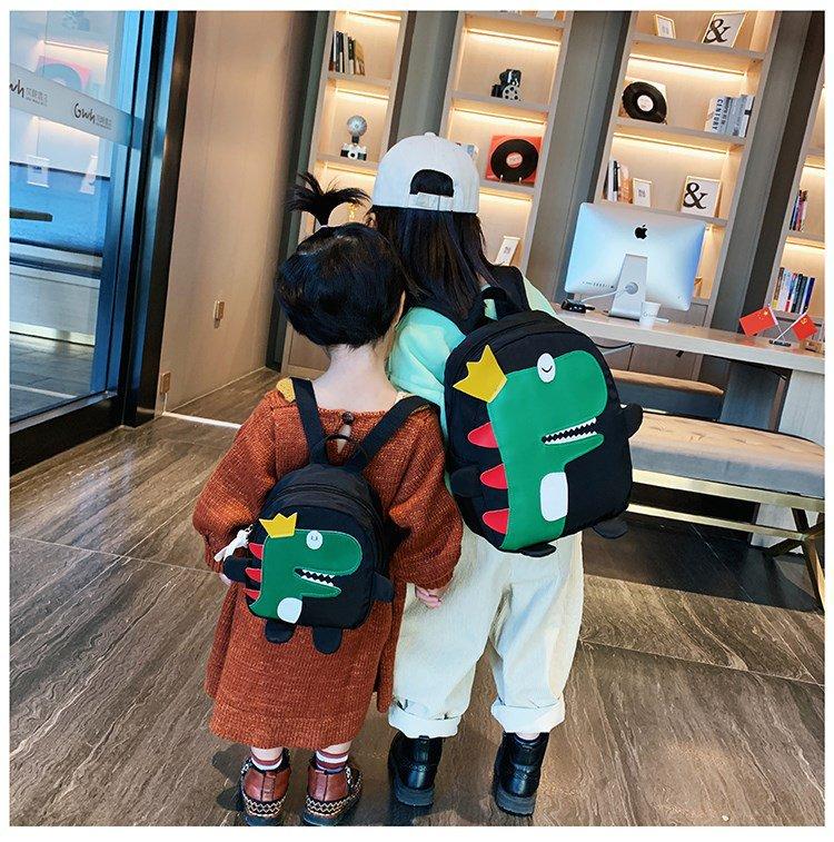 Рюкзак детский Динозавр 30х23х9 см Черный (209.02.1) - фото 3