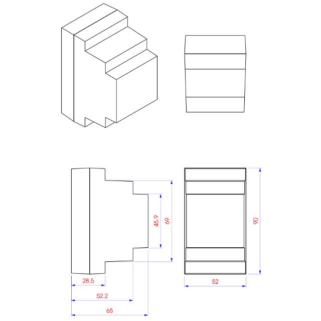 Терморегулятор двухканальный на DIN-рейку УКРРЕЛЕ РТУ-10-10-Д-DS - фото 4