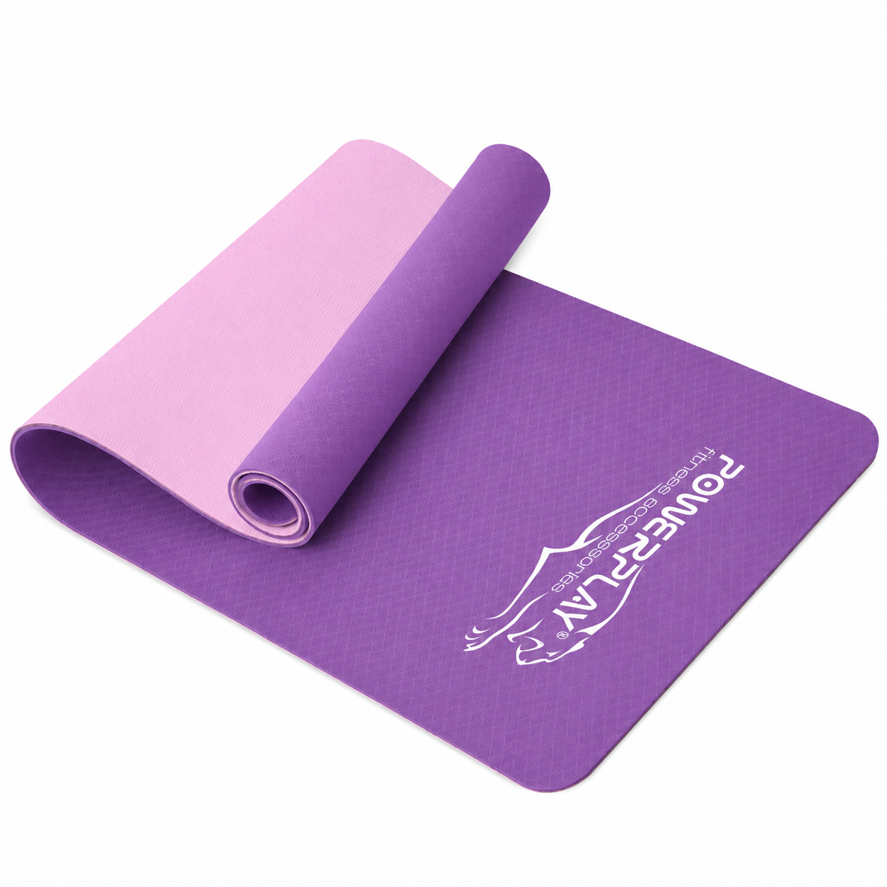 Килимок для йоги та фітнесу PowerPlay 4150 TPE Premium Performance Mat 183x61x0,6 см Фіолетовий