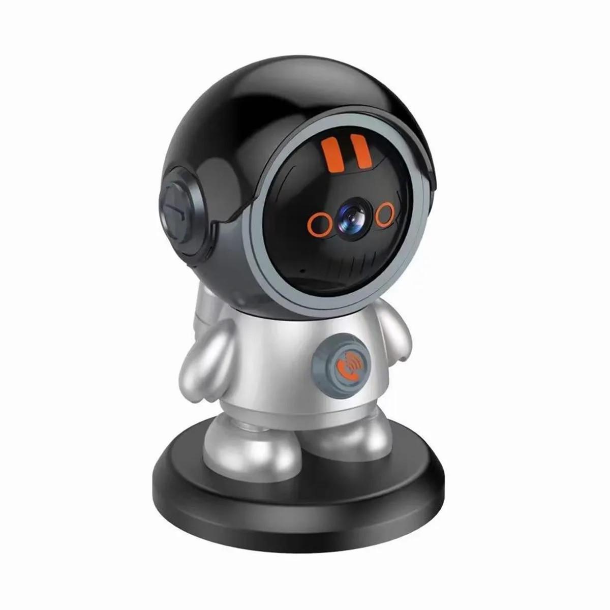 Видеоняня Rias IP Smart Robot iCam365 APP Wi-Fi 3MP Black/Grey (3_04326) - фото 2