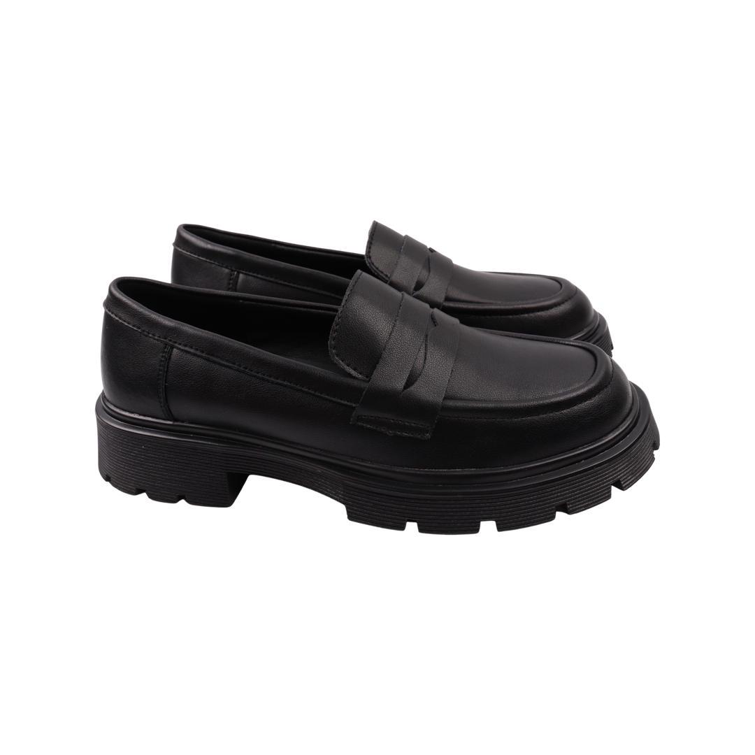 Туфли женские Farinni из кожи р. 38 Черный (273-22DTC)