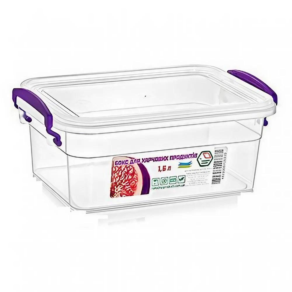 Контейнер пищевой Stenson NP-13 с ручками 14,6x22x9 см 1,6 л (565875)