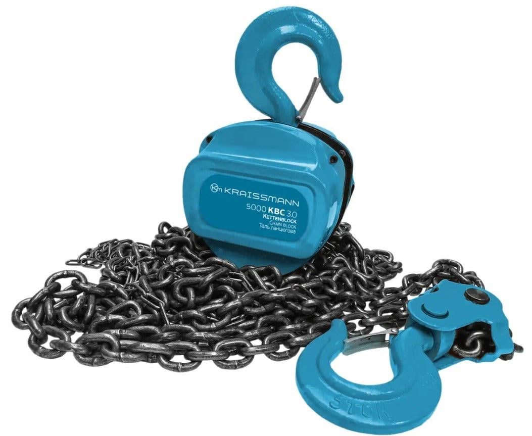 Таль цепная KRAISSMANN 5000 KBC 3,0/5000 кг/подъем до 3 м (2707024) Таль цепная KRAISSMANN 5000 KBC 3,0/5000 кг/подъем до 3 м (2707024)